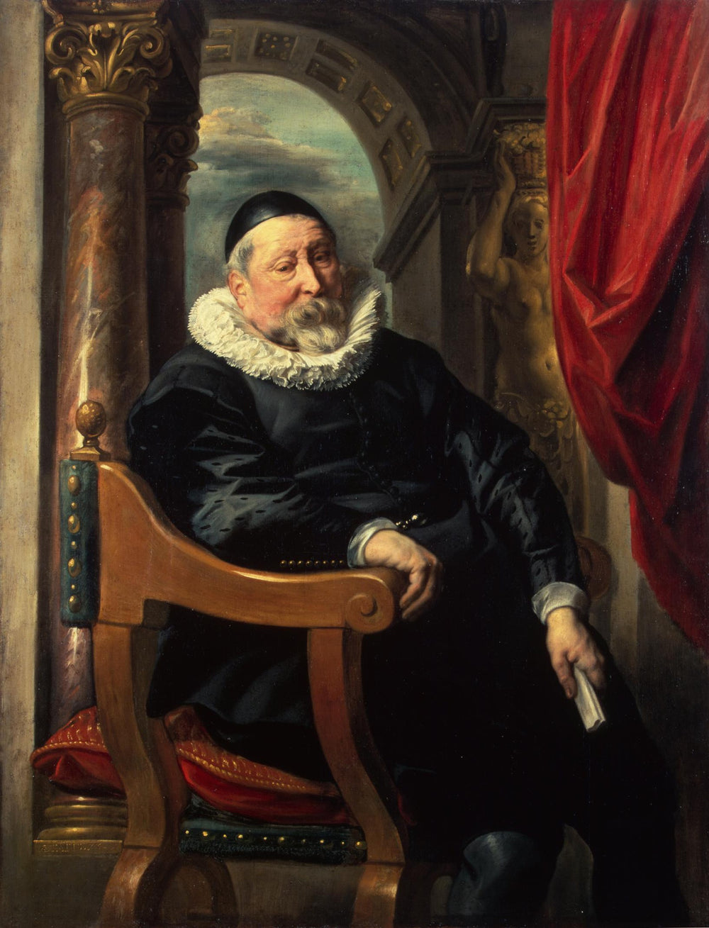 Portrait d'un vieil homme - Jacob Jordaens