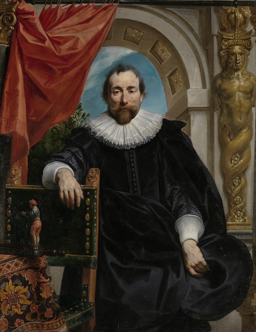 Portrait de Rogier Le Witer (1591-1678), marchand à Anvers - Jacob Jordaens