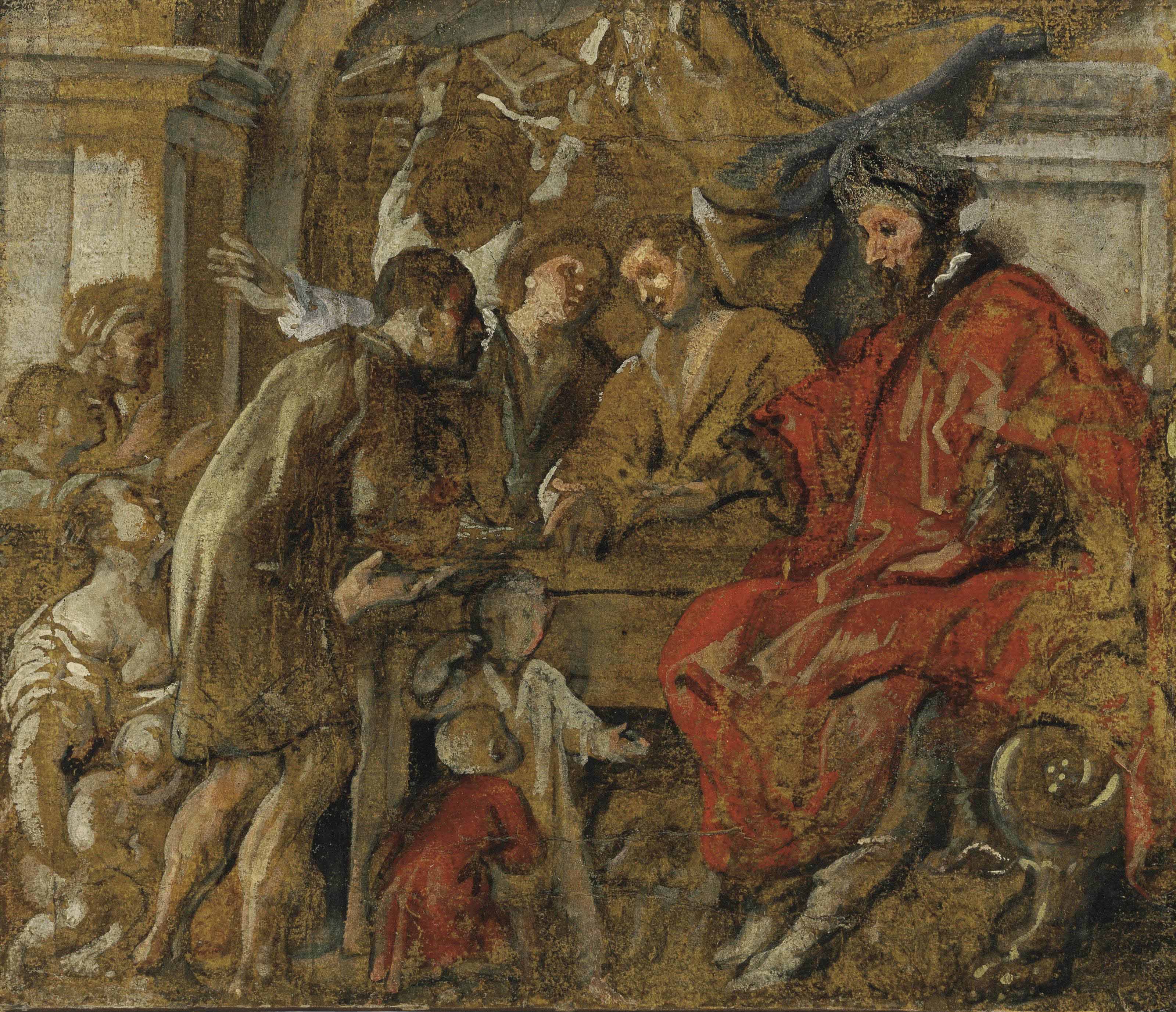 Saint Ives accueillant les suppliants - Jacob Jordaens