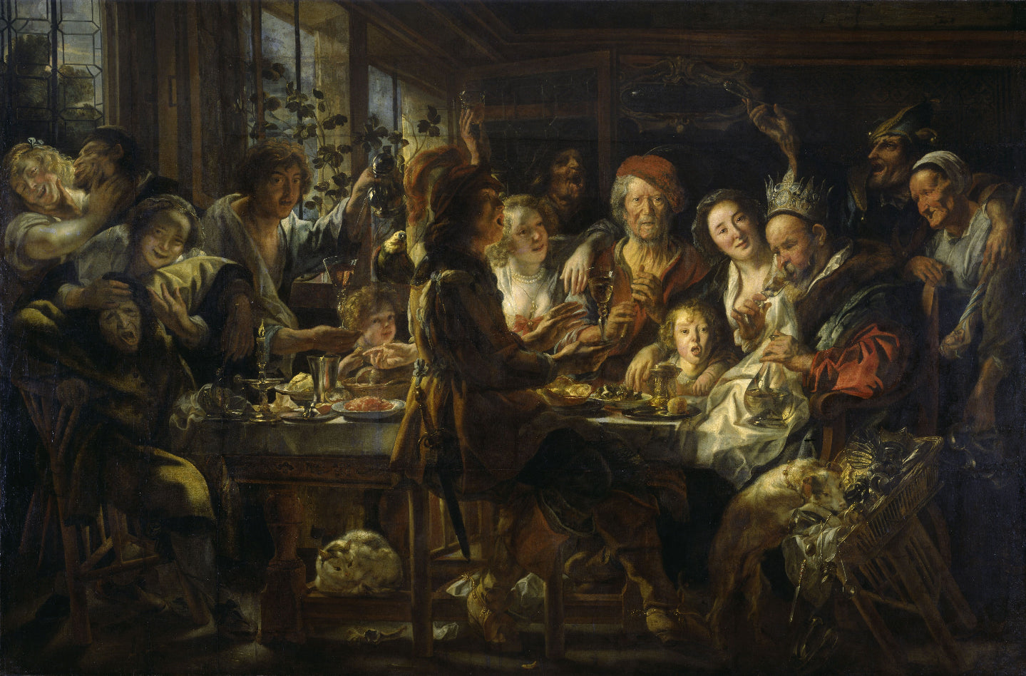 Le Roi boit - Jacob Jordaens