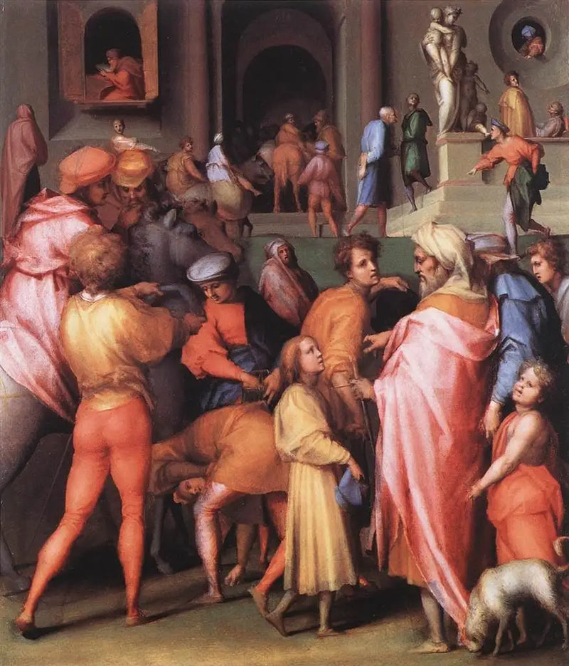 Joseph Potiphar'a satıldı - Pontormo