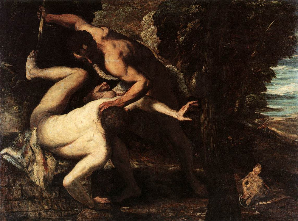 Caïn tuant Abel (Le Tintoret) - Jacopo Tintoretto - Alpha Reproduction