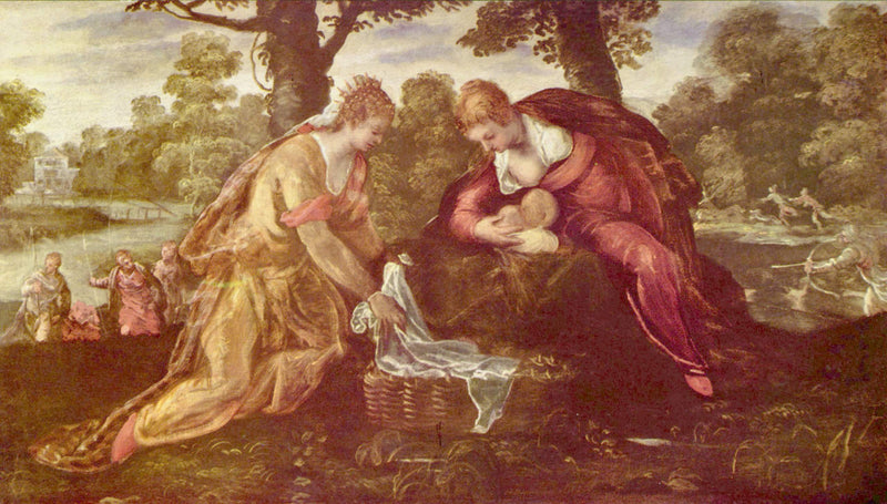Musa'nın Sulara Kurtarılması - Jacopo Tintoretto