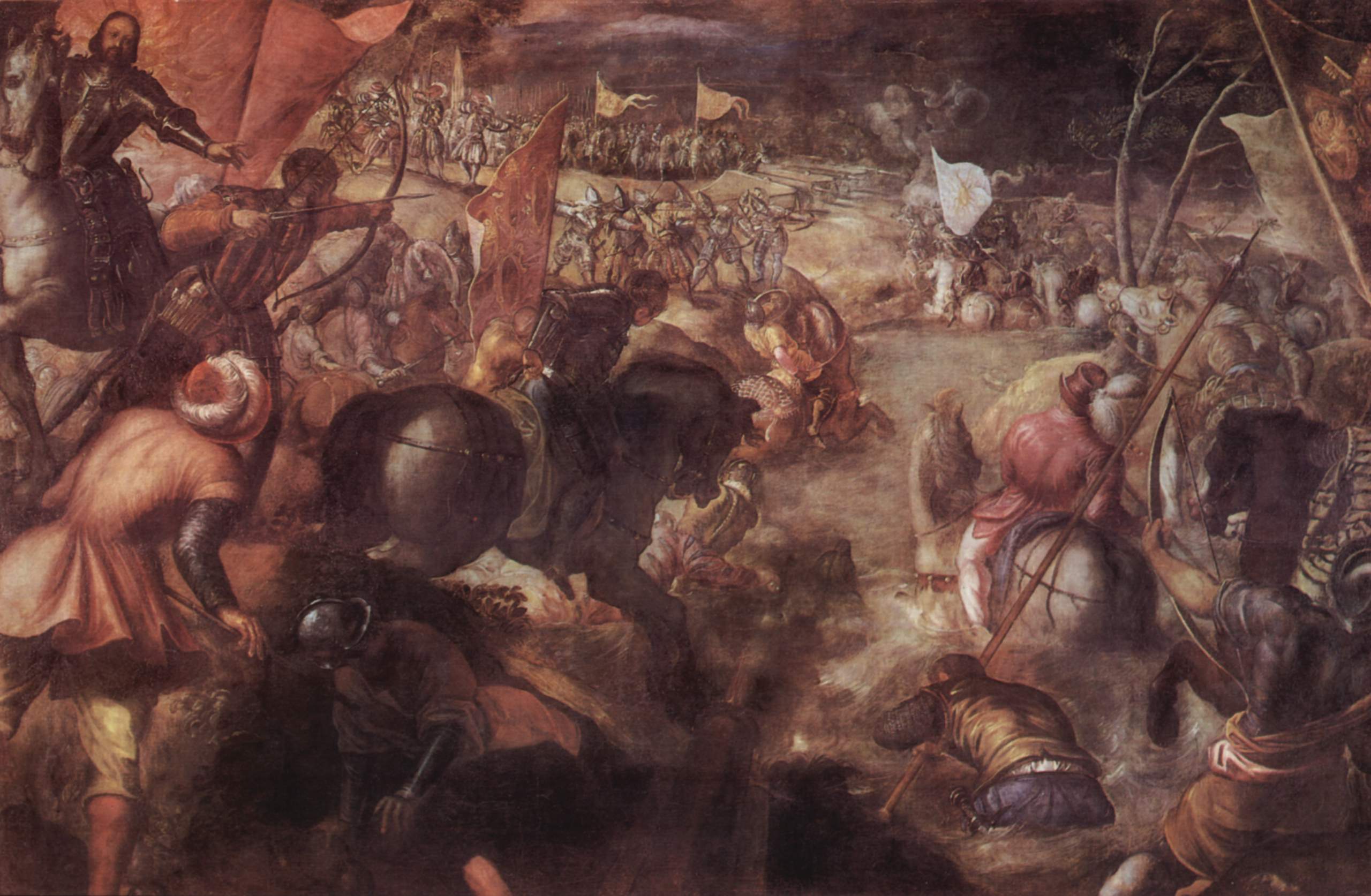 La bataille de Taro - Jacopo Tintoretto