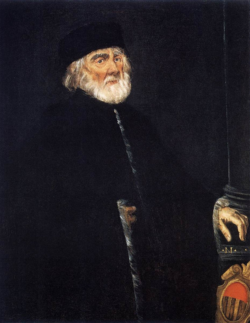 Nicolo Priuli Savcısı Portresi - Jacopo Tintoretto