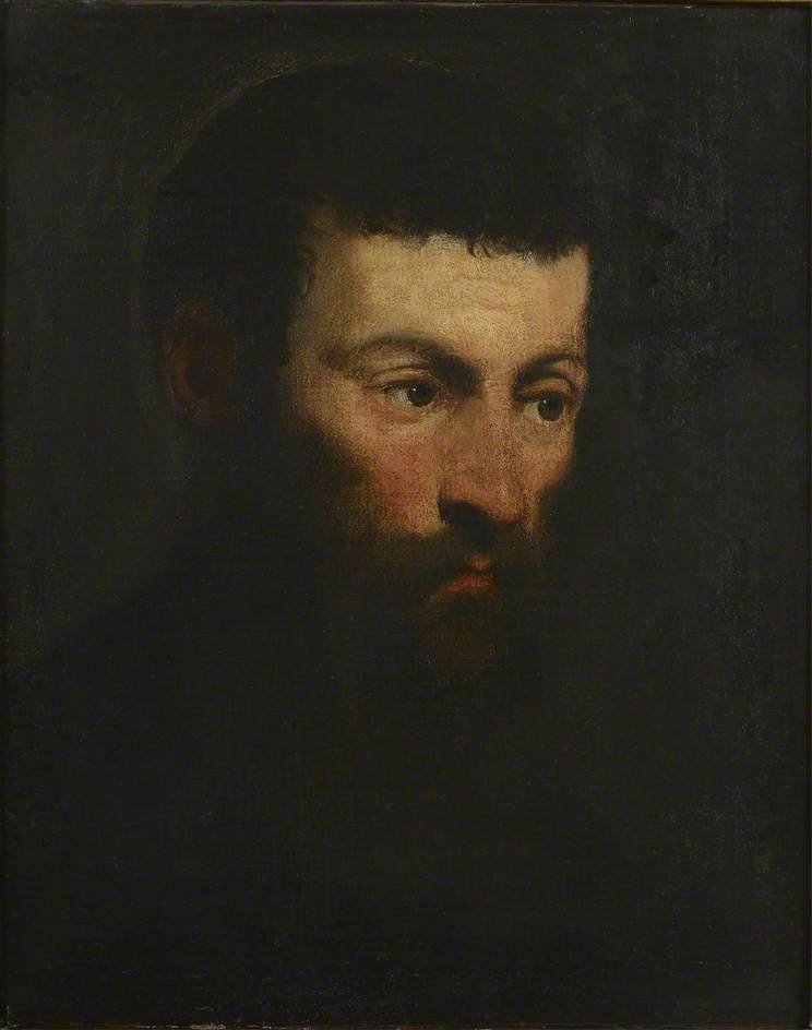Tête d'homme barbu - Jacopo Tintoretto
