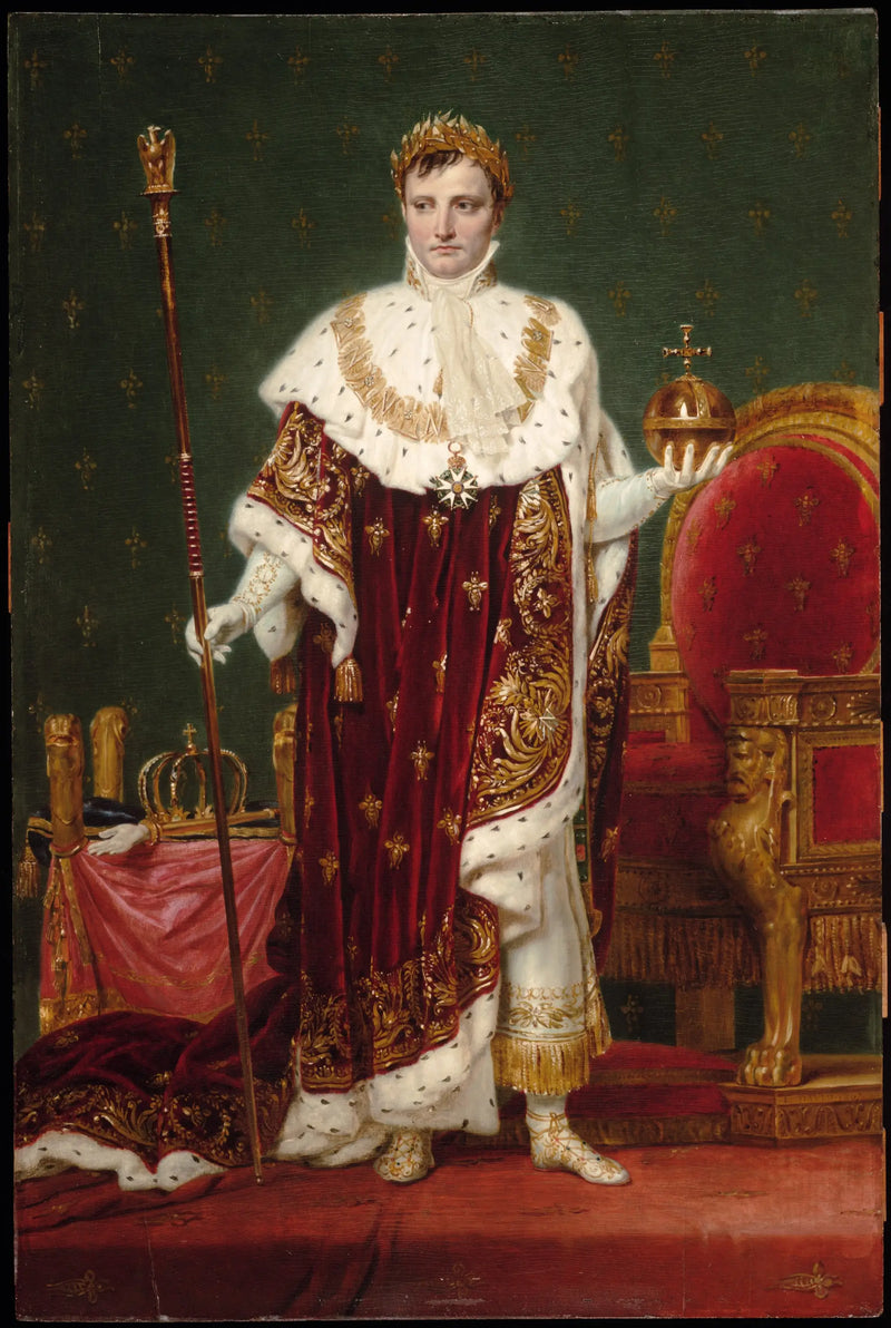 I. Napoléon İmparatorluk Kıyafetleri İçinde - Jacques-Louis David