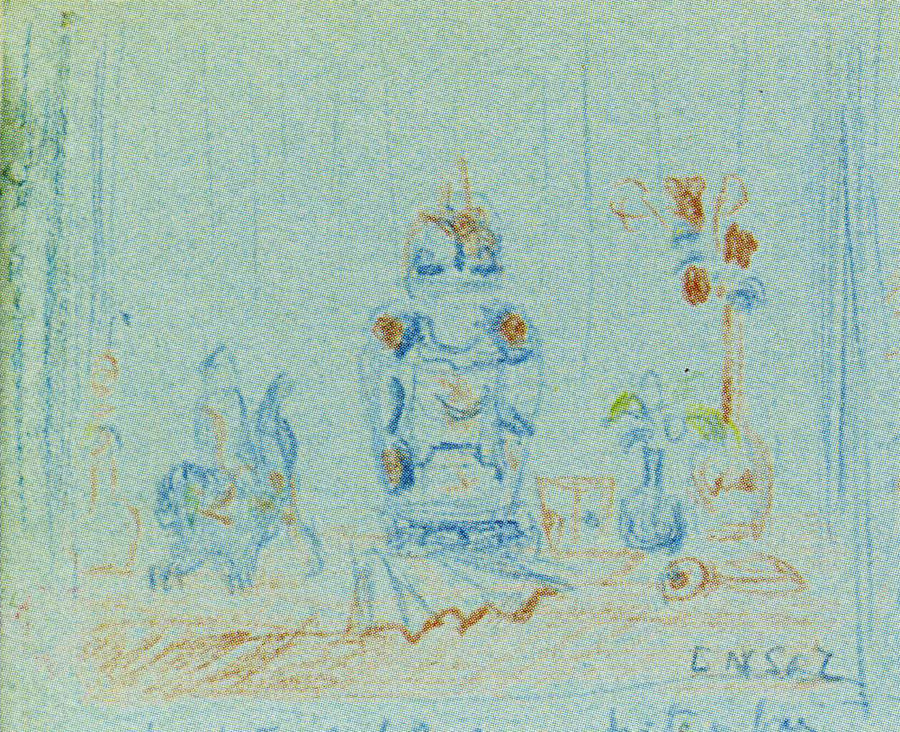 Flowery Chinoiseries - James Ensor