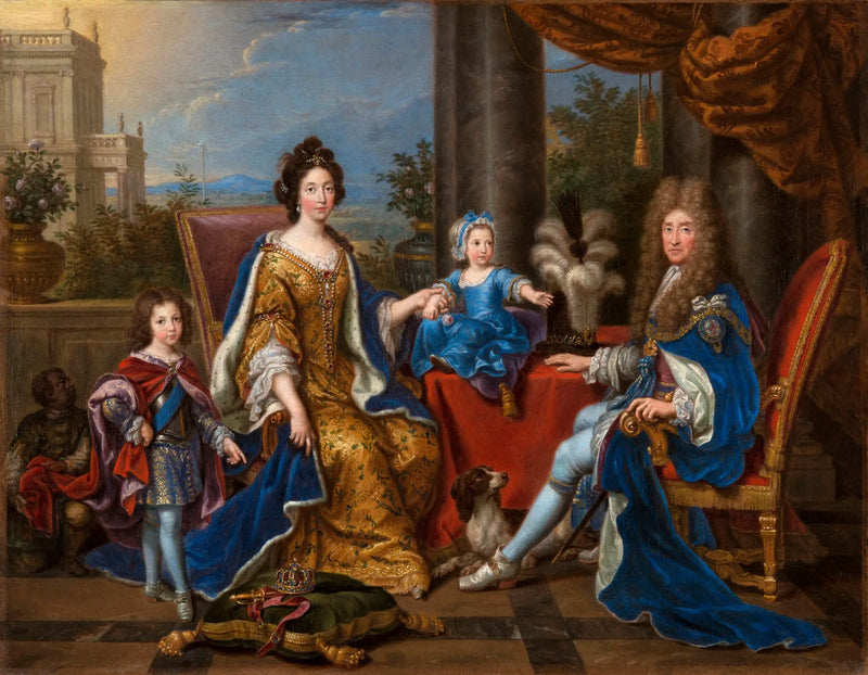 Jacques II ve ailesi - Pierre Mignard