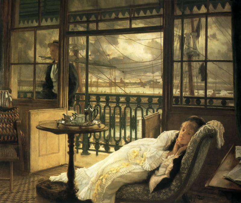 Turuncu Bir Yolcu - James Tissot