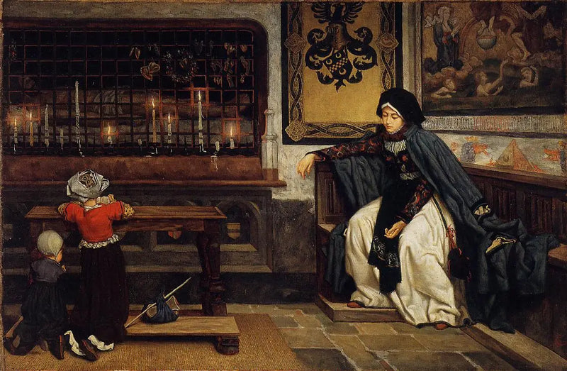 Kilisedeki Marguerite - James Tissot