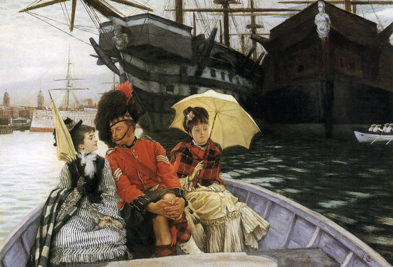 Portsmouth Denizcilik Tershanesi - James Tissot