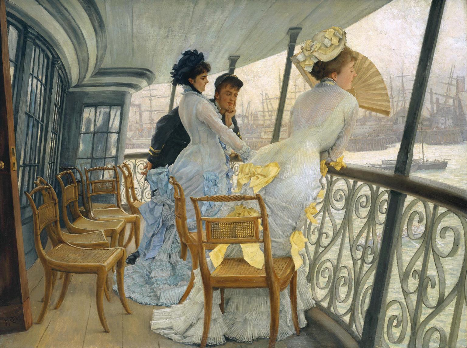 La Galerie du HMS Calcutta (Portsmouth) - James Tissot