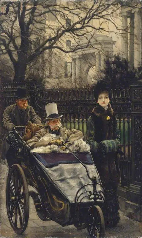 Bir iyileşen - James Tissot