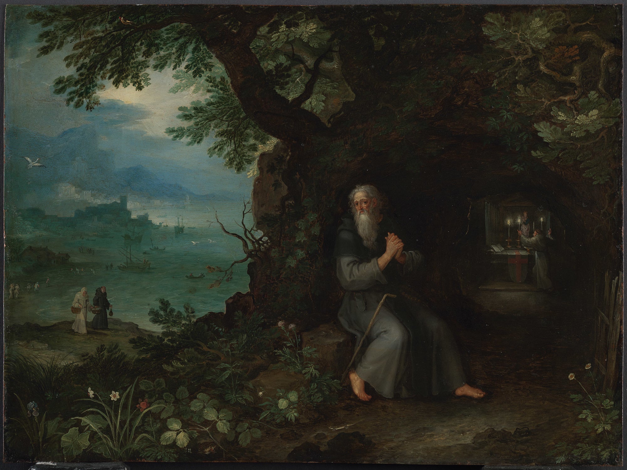Paysage avec saint Fulgence - Jan Brueghel l'Ancien