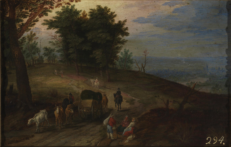 Route de montagne - Jan Brueghel l'Ancien