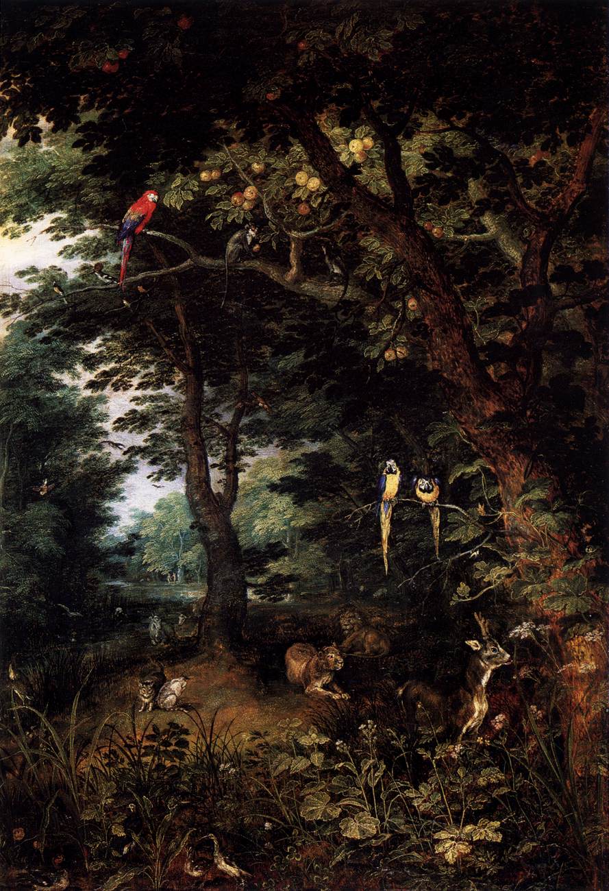 Le paradis terrestre - Jan Brueghel le Jeune