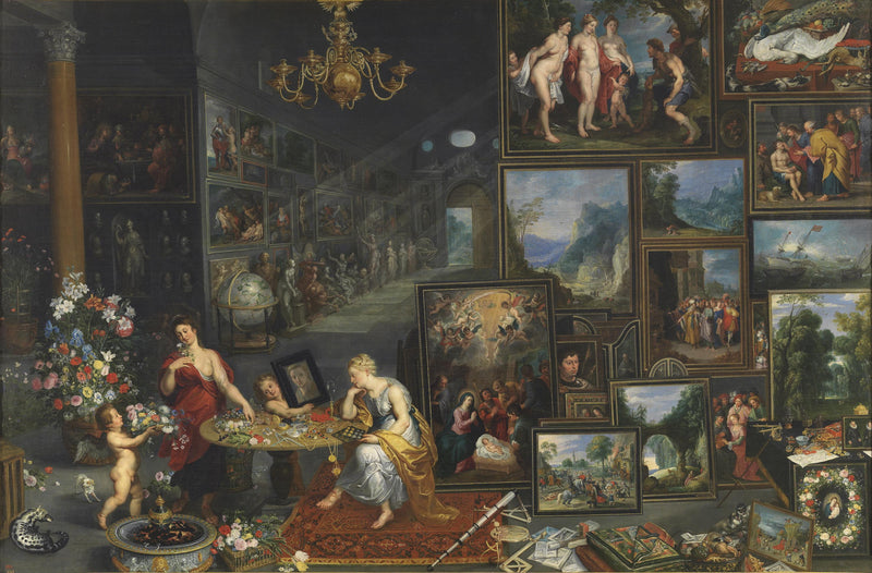 L'Allégorie de la vue et de l'odorat - Jan Brueghel l'Ancien