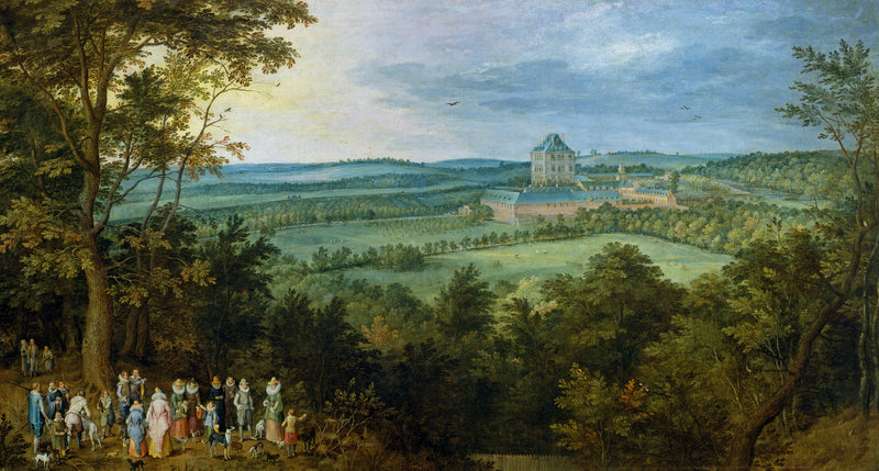 Les archiducs chassent à Mariemont - Jan Brueghel l'Ancien