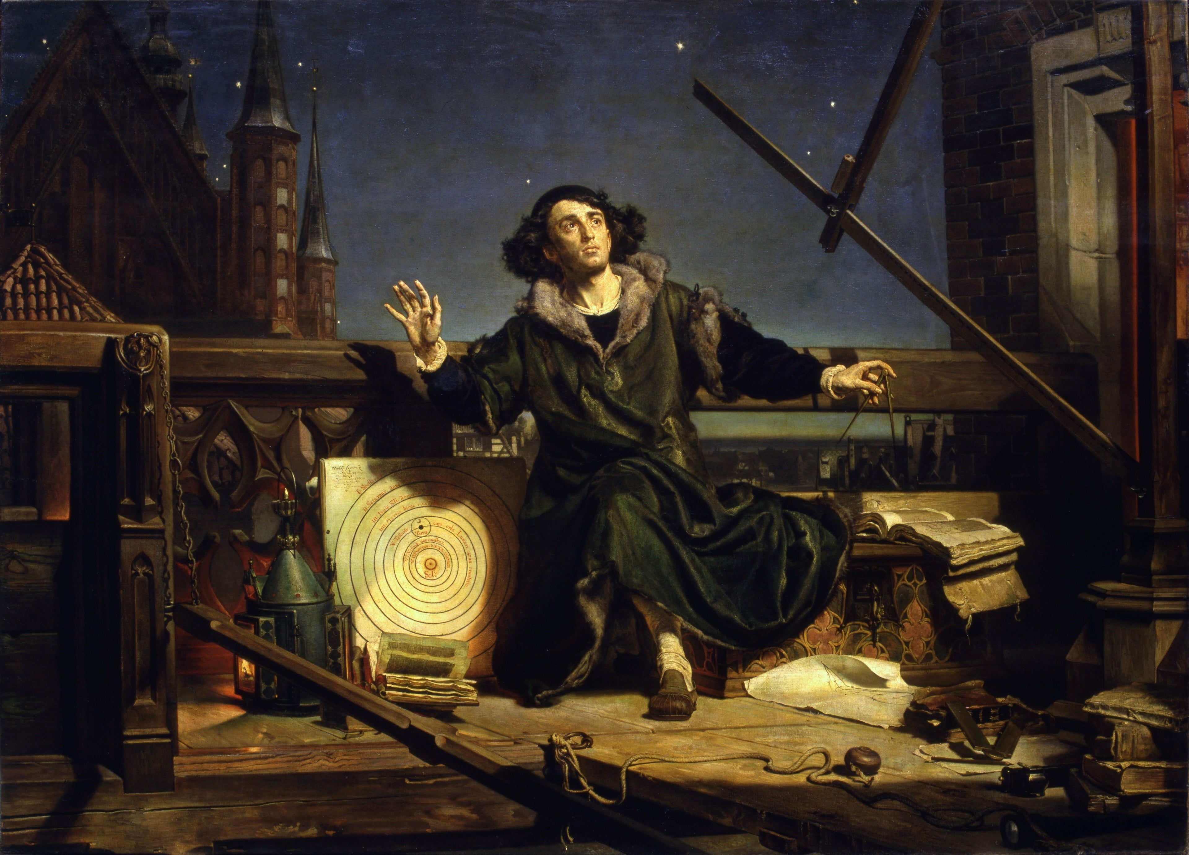 L'Astronome Copernic ou Conversations avec Dieu - Jan Matejko