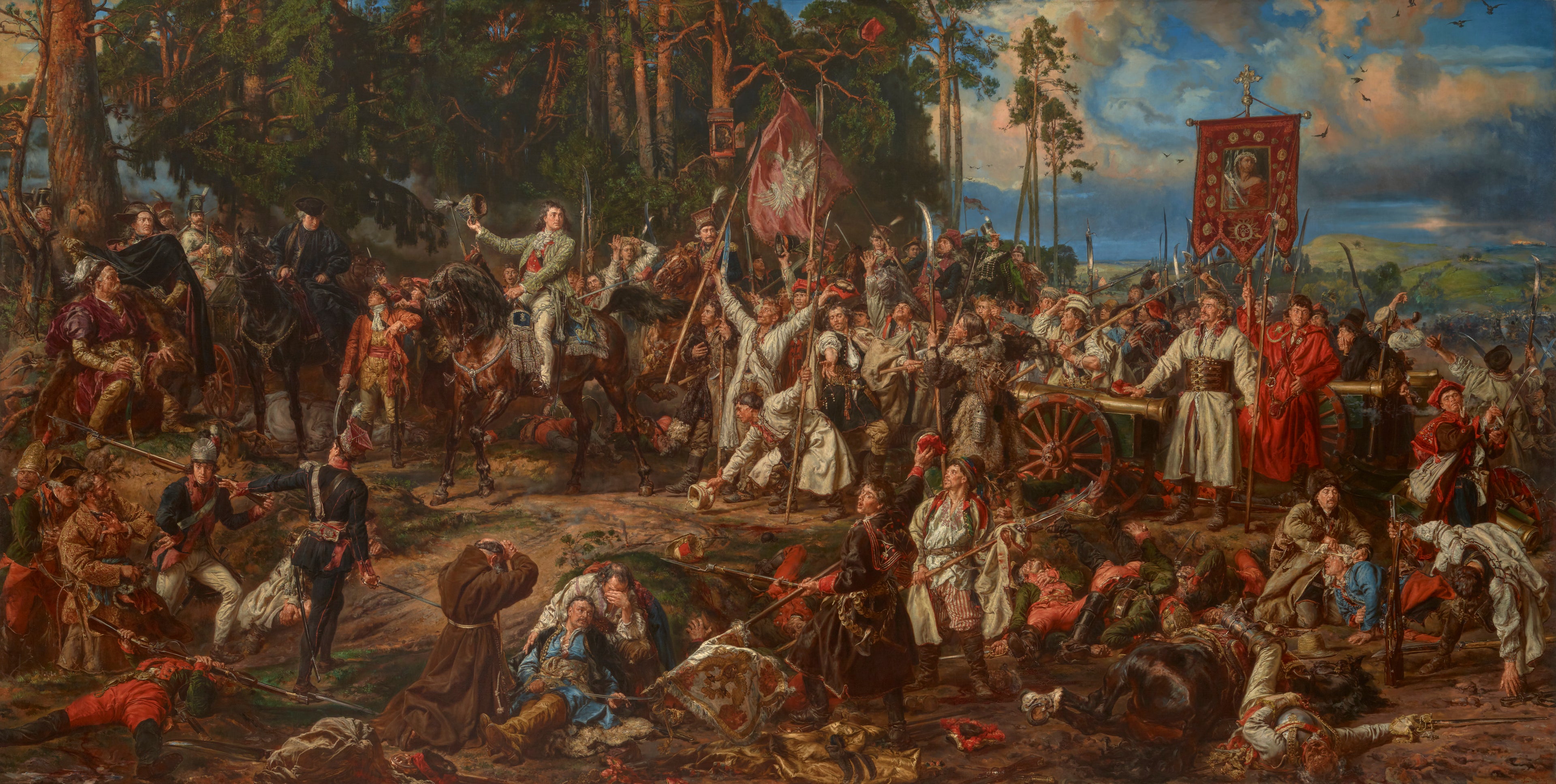 Bataille de Raclawice - Jan Matejko