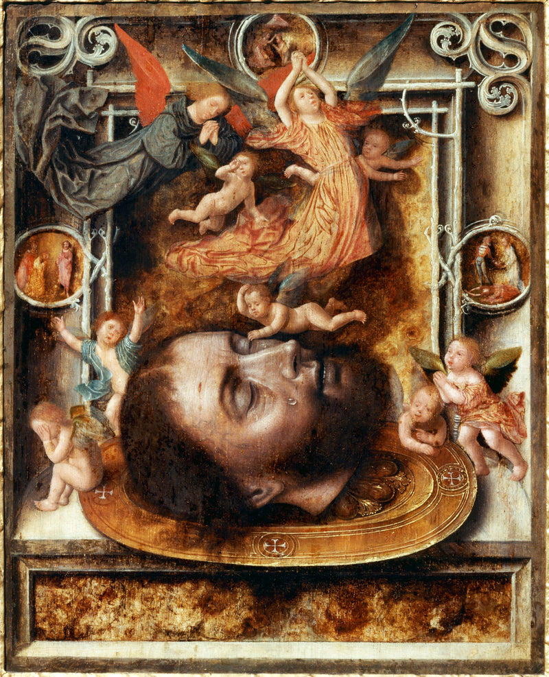 La tête de saint Jean-Baptiste - Jan Mostaert