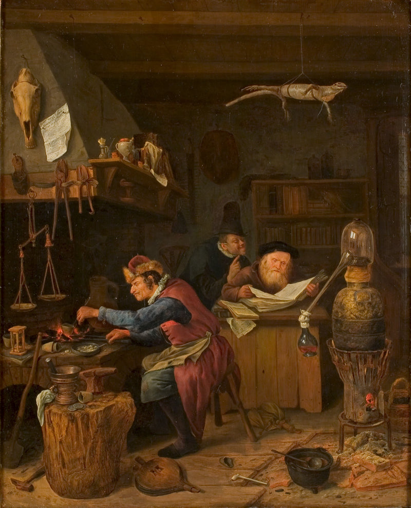 De alchimisten - Jan Steen