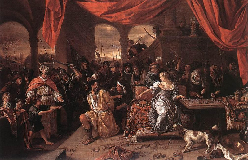 Samson et Dalila - Jan Steen