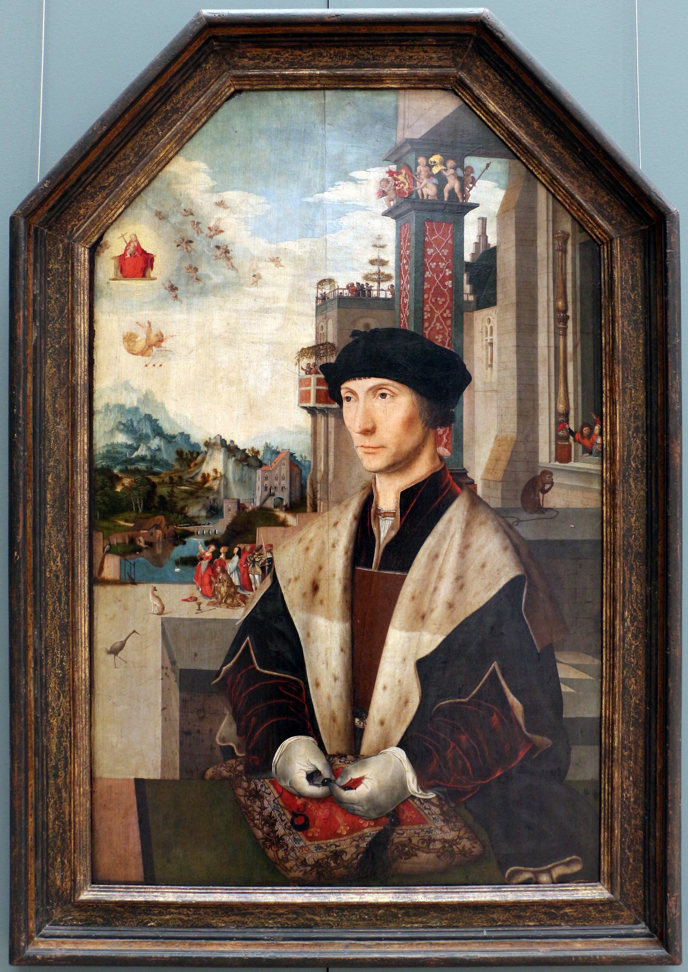 Portrait d'homme. - Jan Mostaert