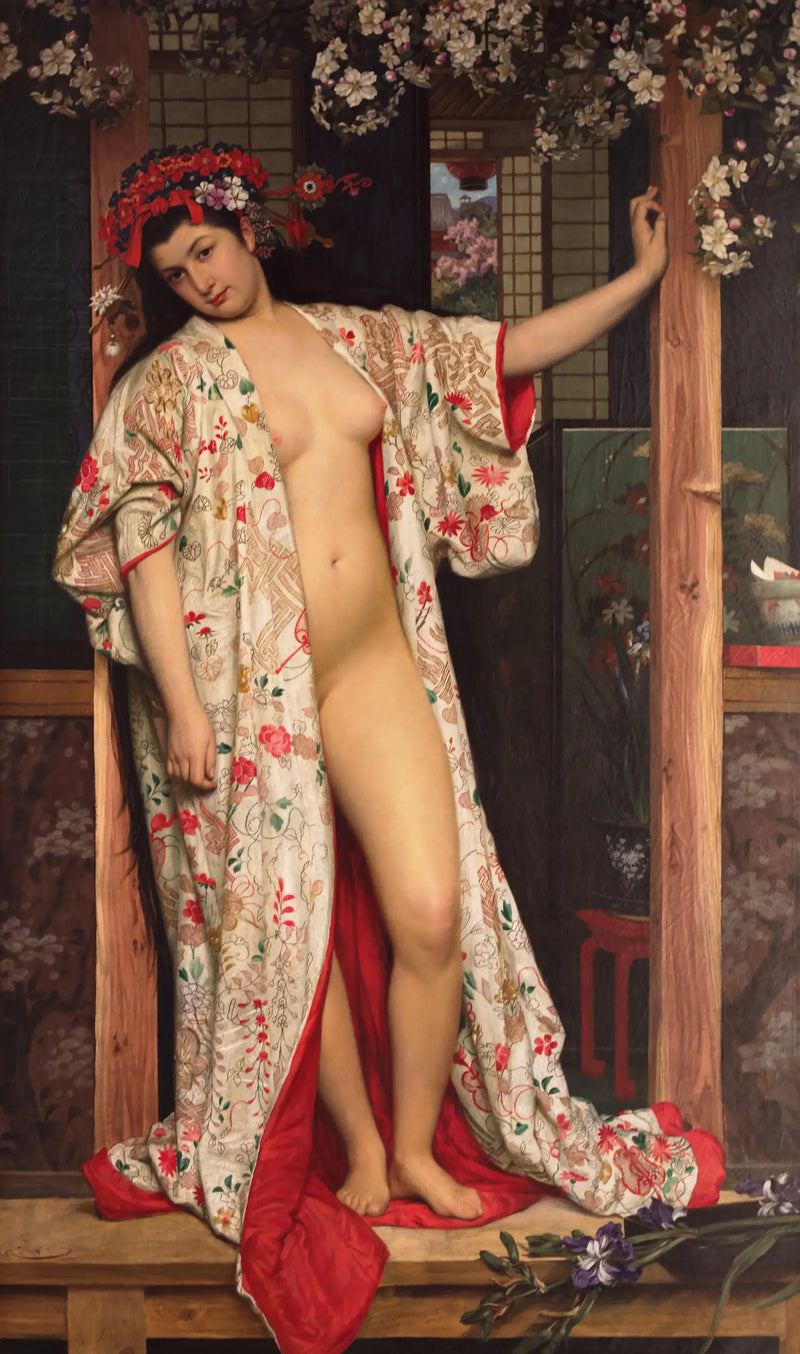 Japon Kadını Banyo Yaparken - James Tissot