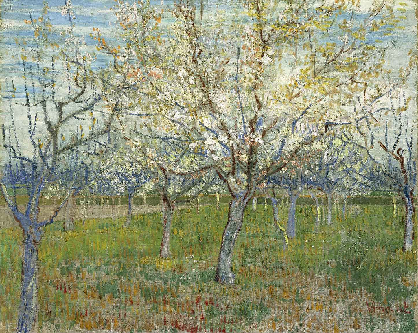 🌸 Meyve bahçesi çiçek açıyor – Vincent van Gogh (1888)