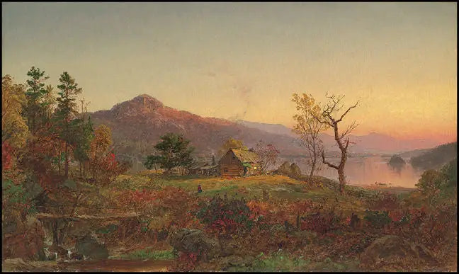 Balıkçı Evi, Greenwood Gölü - Jasper Francis Cropsey