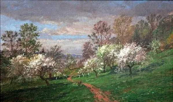 Çiçek Açan Elmalar Ağaçları - Jasper Francis Cropsey