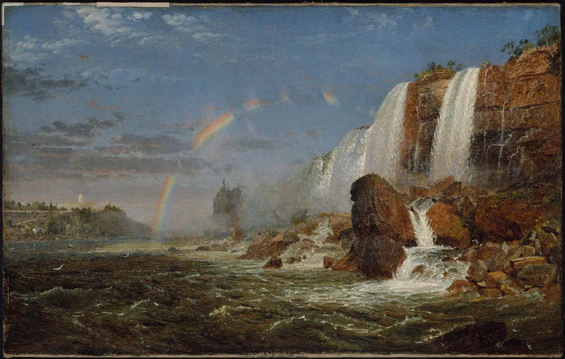 Goat Island ayaklarından Niagara Şelaleleri - Jasper Francis Cropsey