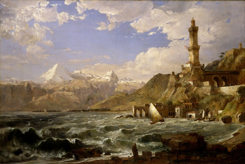 Gênes Kıyısı - Jasper Francis Cropsey
