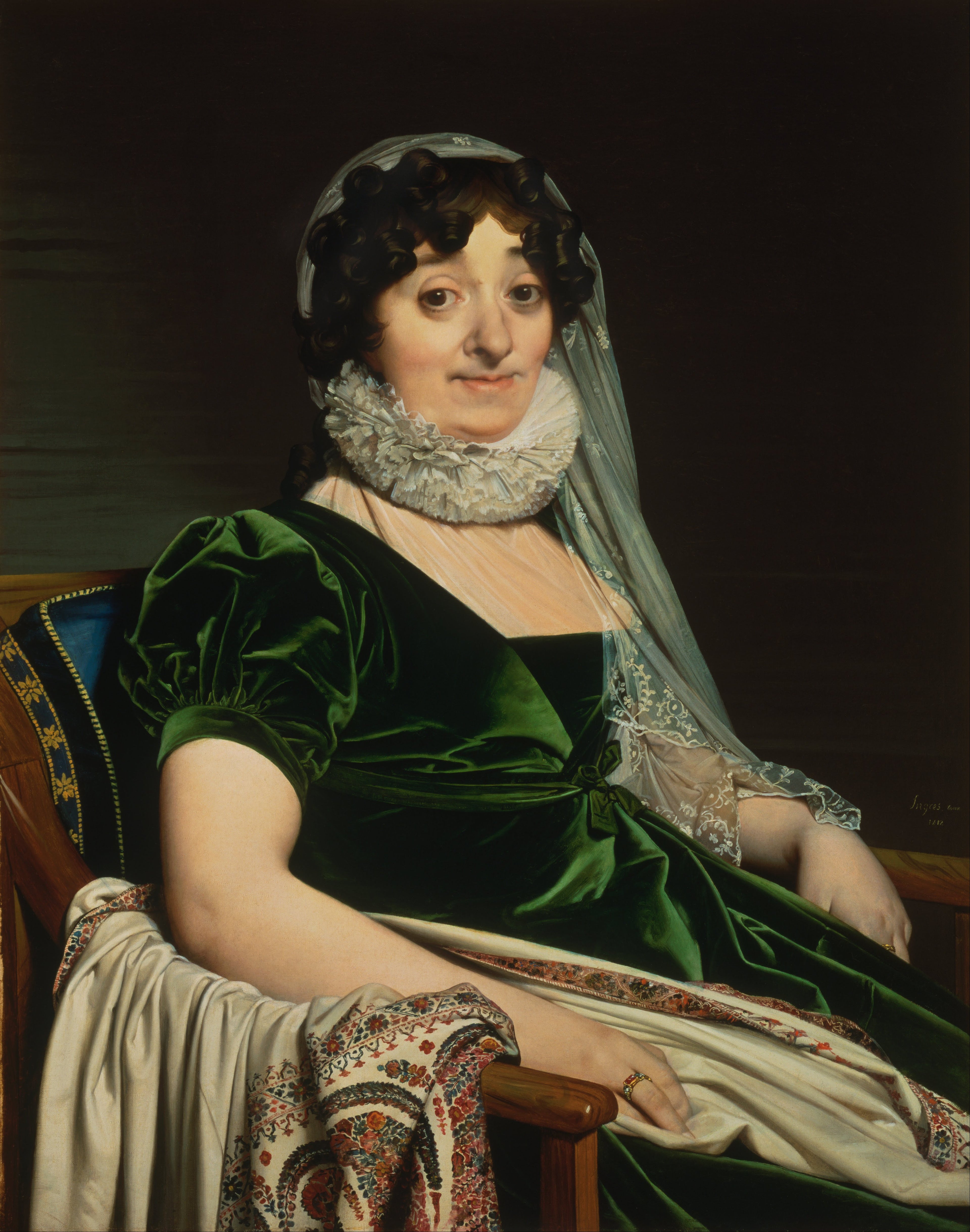 Tournon Kontesi Portresi - Jean-Auguste-Dominique Ingres