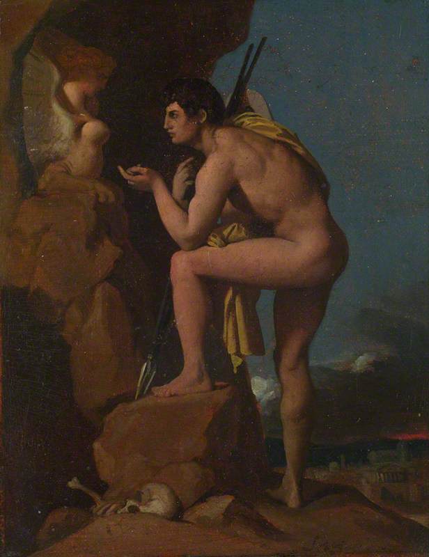 Oidipus ve Sfenks - Jean-Auguste-Dominique Ingres
