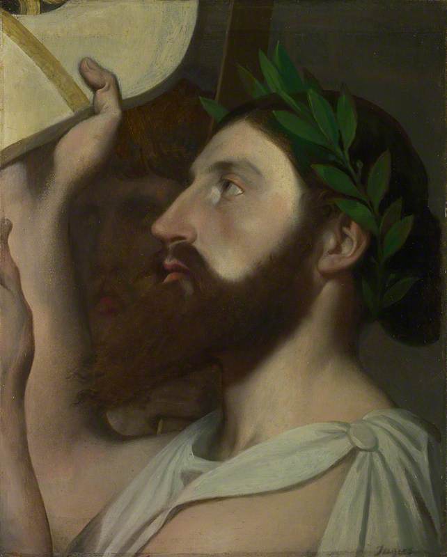 Pindar, Homeros'a Lirasını Sunuyor - Jean-Auguste-Dominique Ingres