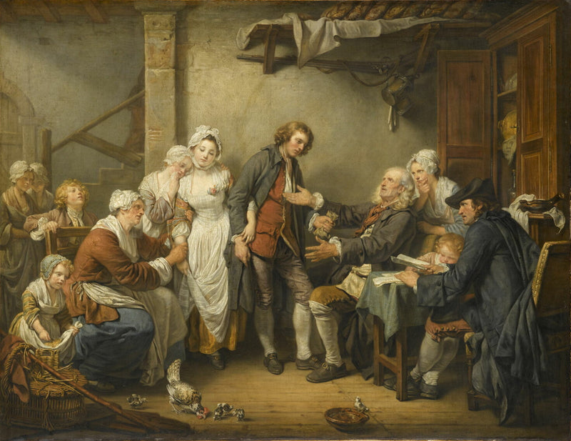 Köydeki Eşlikçi - Jean-Baptiste Greuze