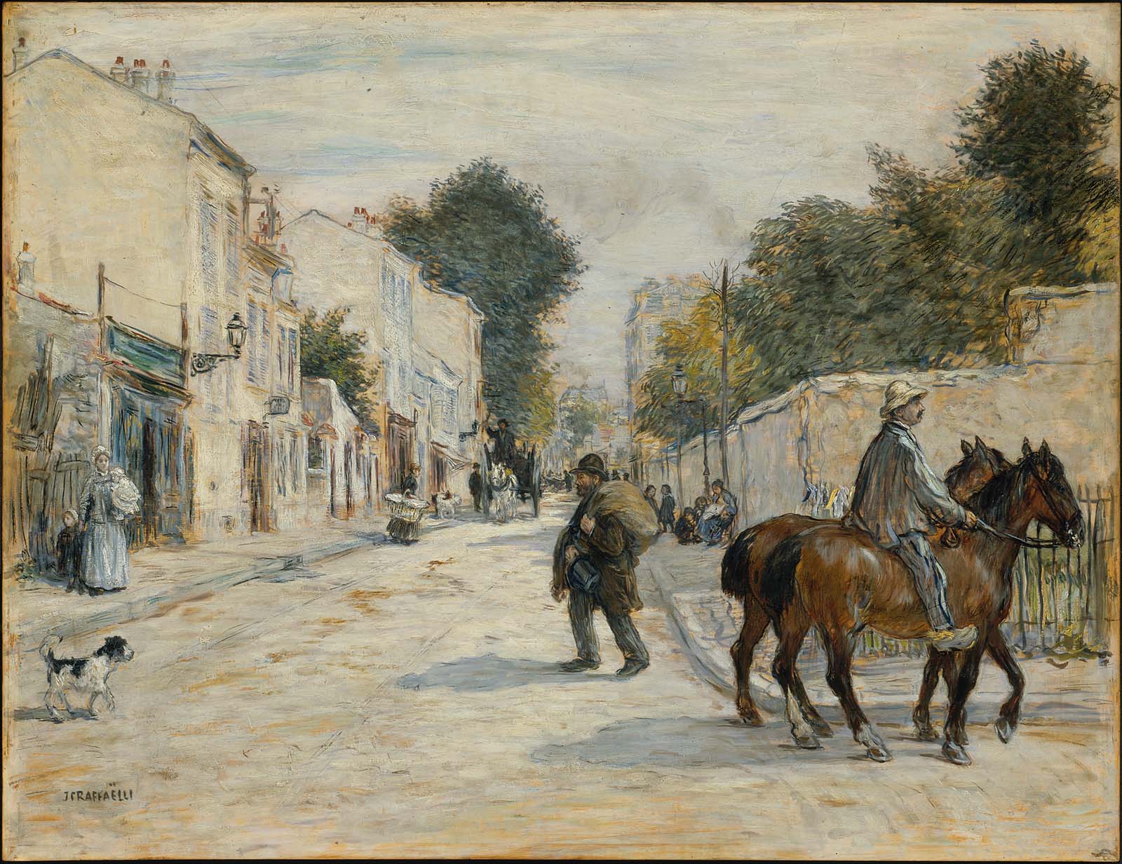 Scène de rue - Jean-François Raffaëlli