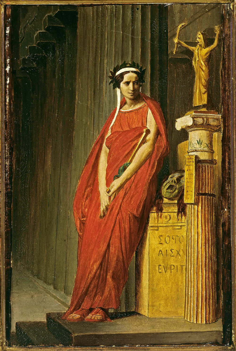 Reproduction du tableau « Rachel (1821-1858), en costume de tragédie - Jean-Léon Gérôme » par Alpha Reproduction en peinture à l’huile