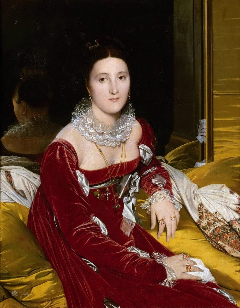 Madame de Senonnes'in Portresi - Jean-Auguste-Dominique Ingres