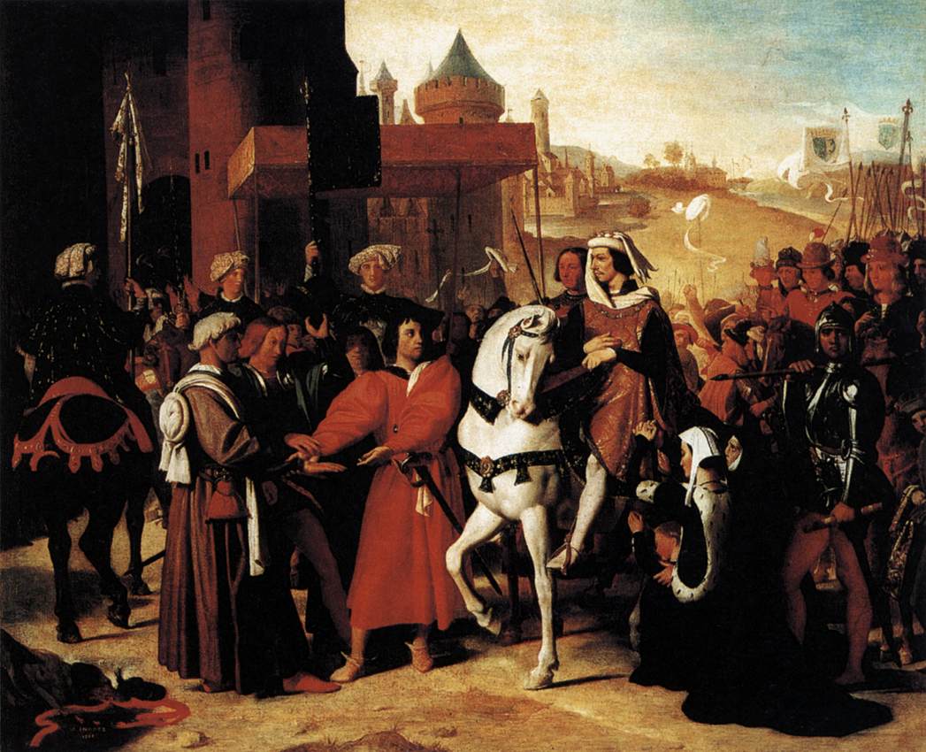 Paris'a Giriş Yapan Delfin, Gelecek Charles Quint - Jean-Auguste-Dominique Ingres