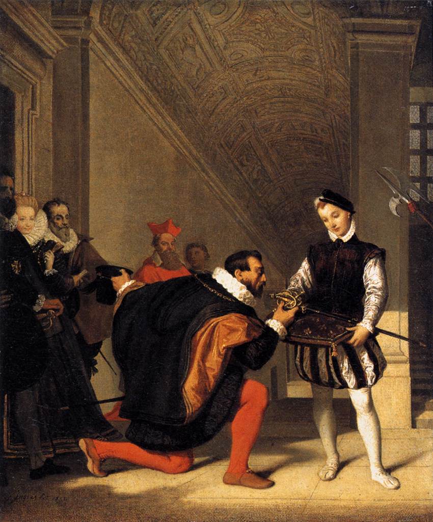 Henri IV'ün kılıcını öpen Don Pedro de Tolède - Jean-Auguste-Dominique Ingres