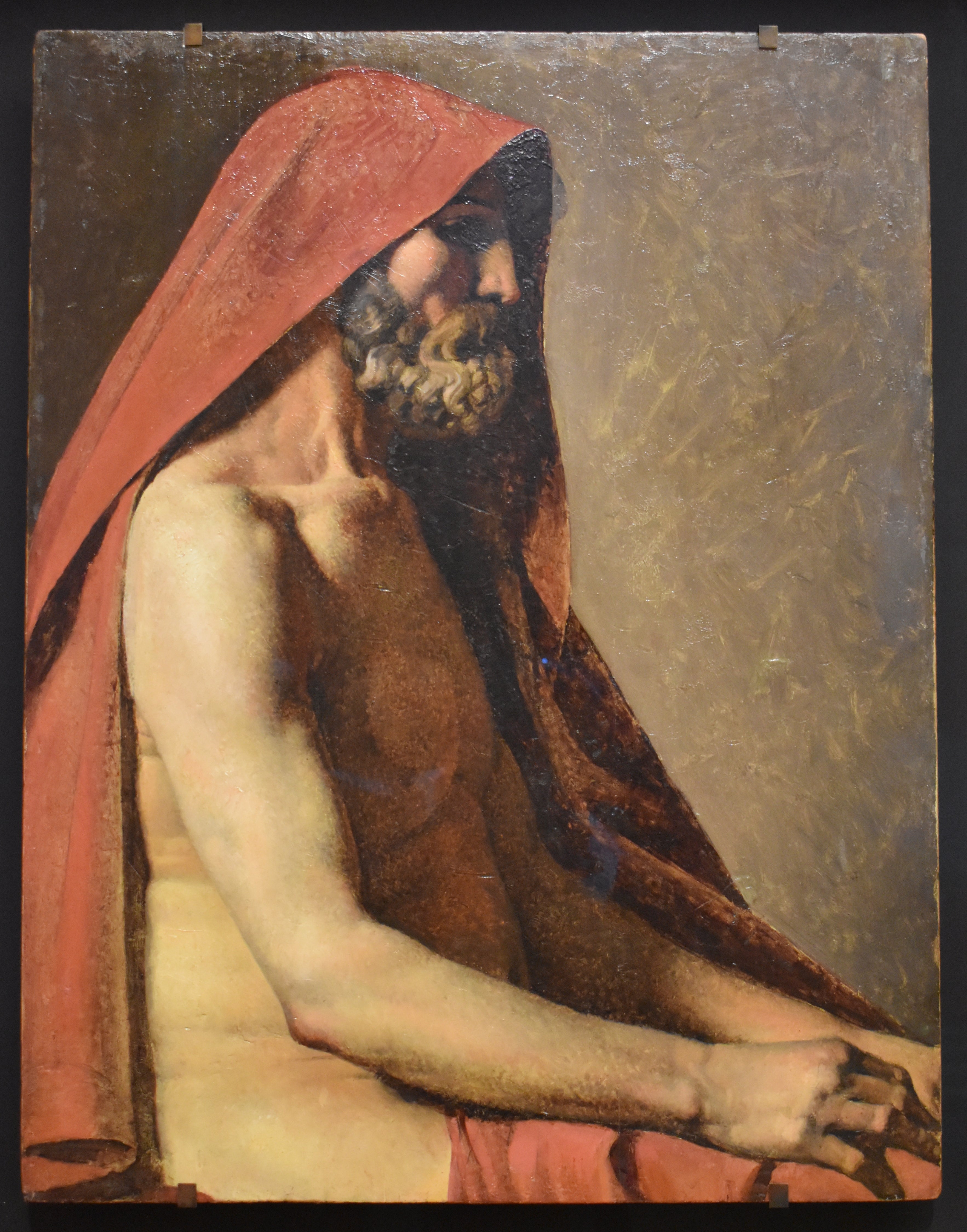 Profilde oturan adam çalışması - Jean-Auguste-Dominique Ingres