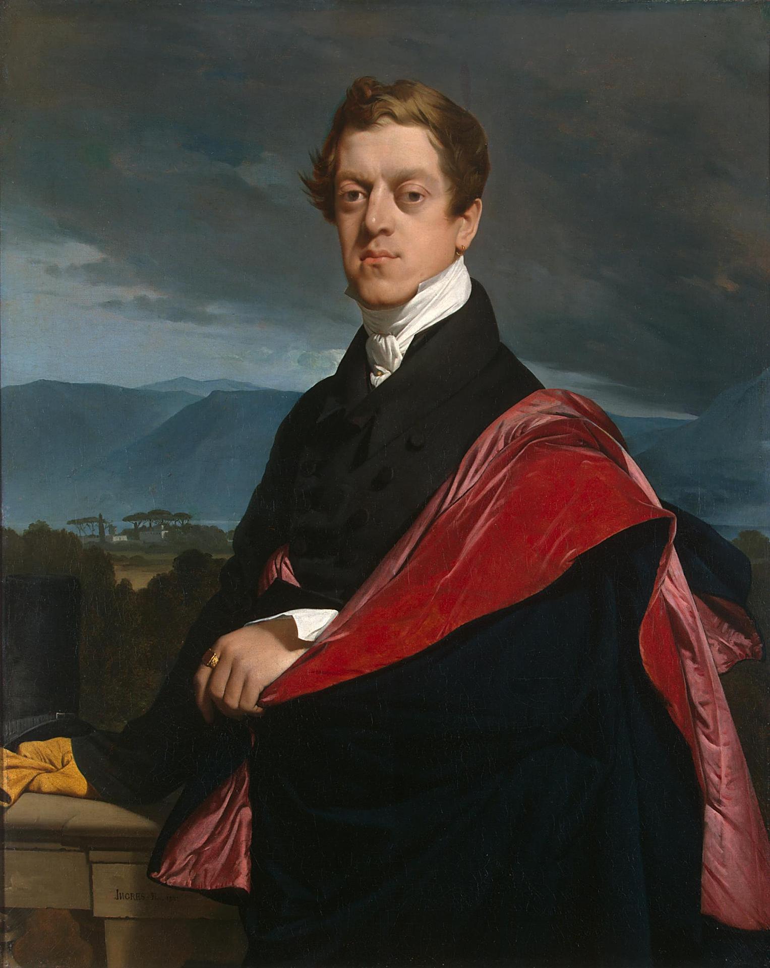 Kont Nicolas Dimitrievitch Gouriev - Jean-Auguste-Dominique Ingres