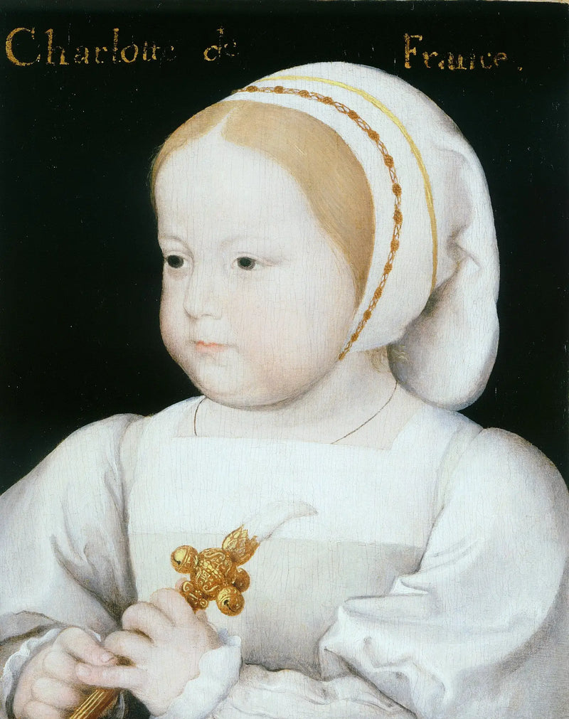 Madeleine de France Portresi (1520-1537), François I'in üçüncü kızı ve Claude de France'in (1499-1524) - Jean Clouet