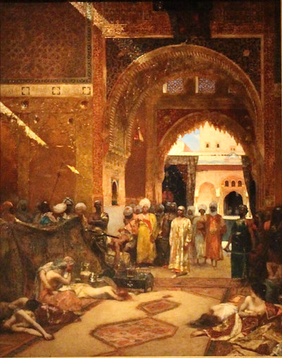 Le lendemain d'une victoire à l'Alhambra - Jean-Joseph Benjamin-Constant