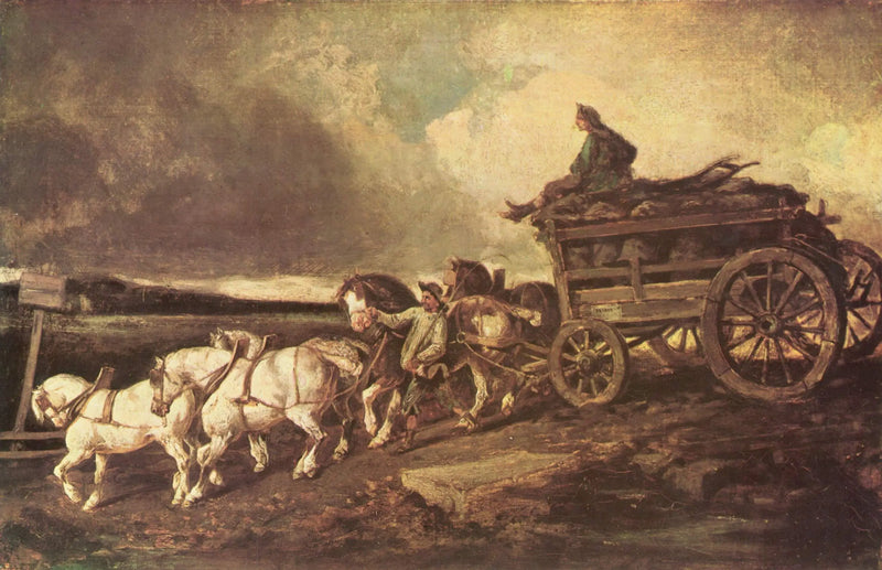 Kömür Arabası - Théodore Géricault