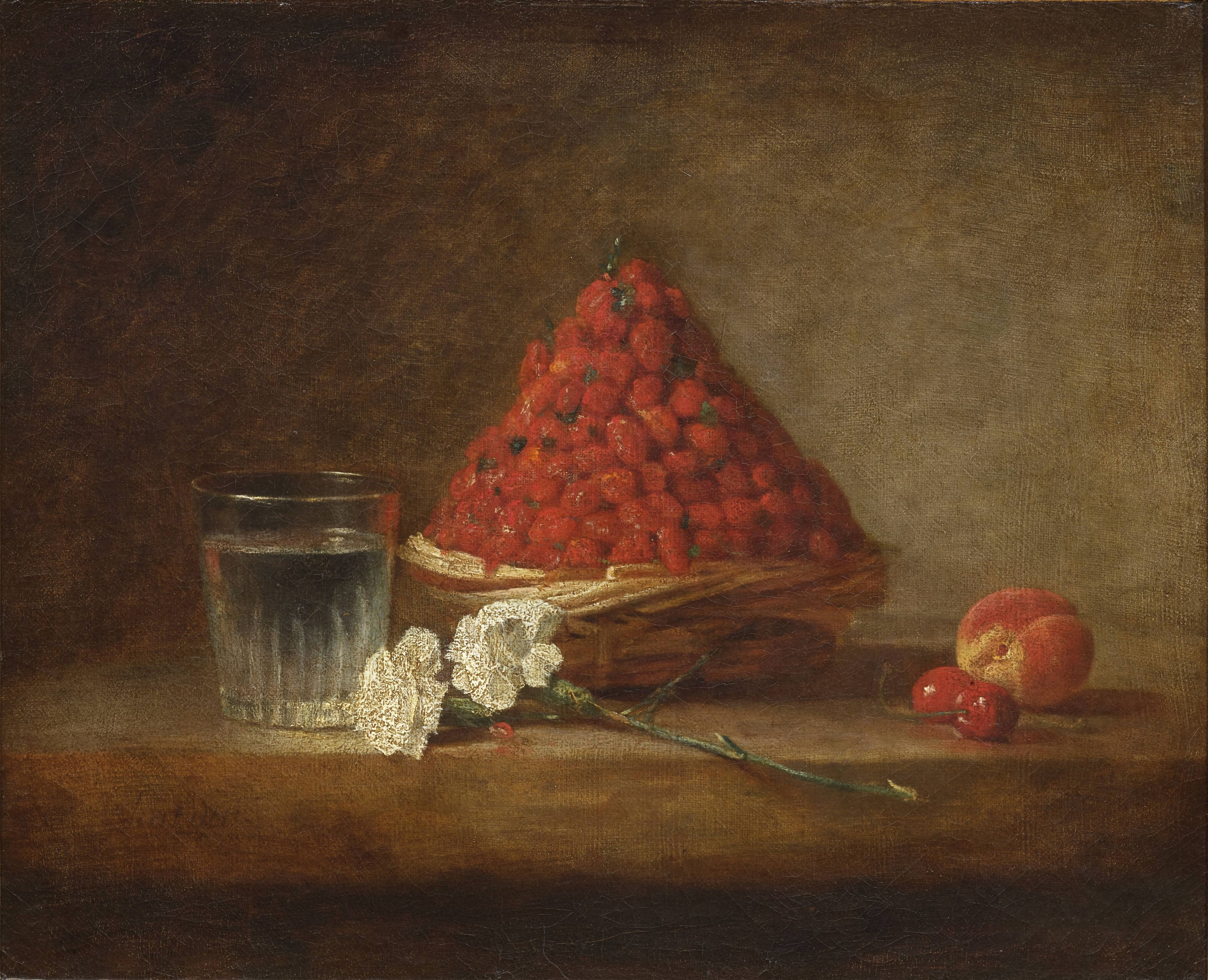 Le Panier de fraises - Jean Siméon Chardin